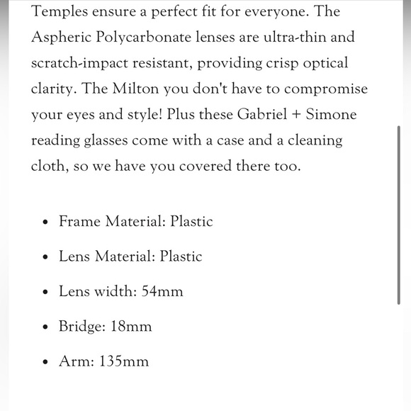 GABRIEL + SIMONE GLASSES - Picture 4 of 4